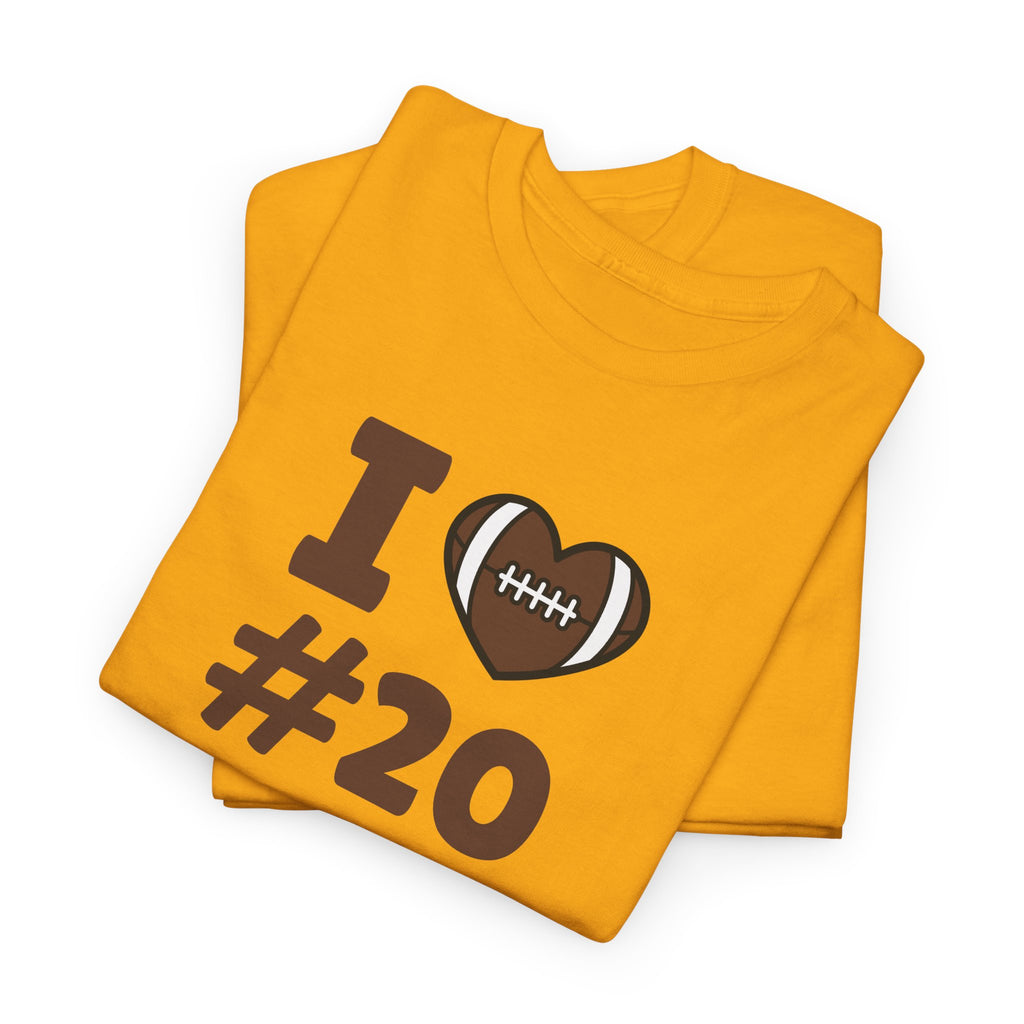 PERSONALIZABLE - I Heart #-- Customizable T‑Shirt