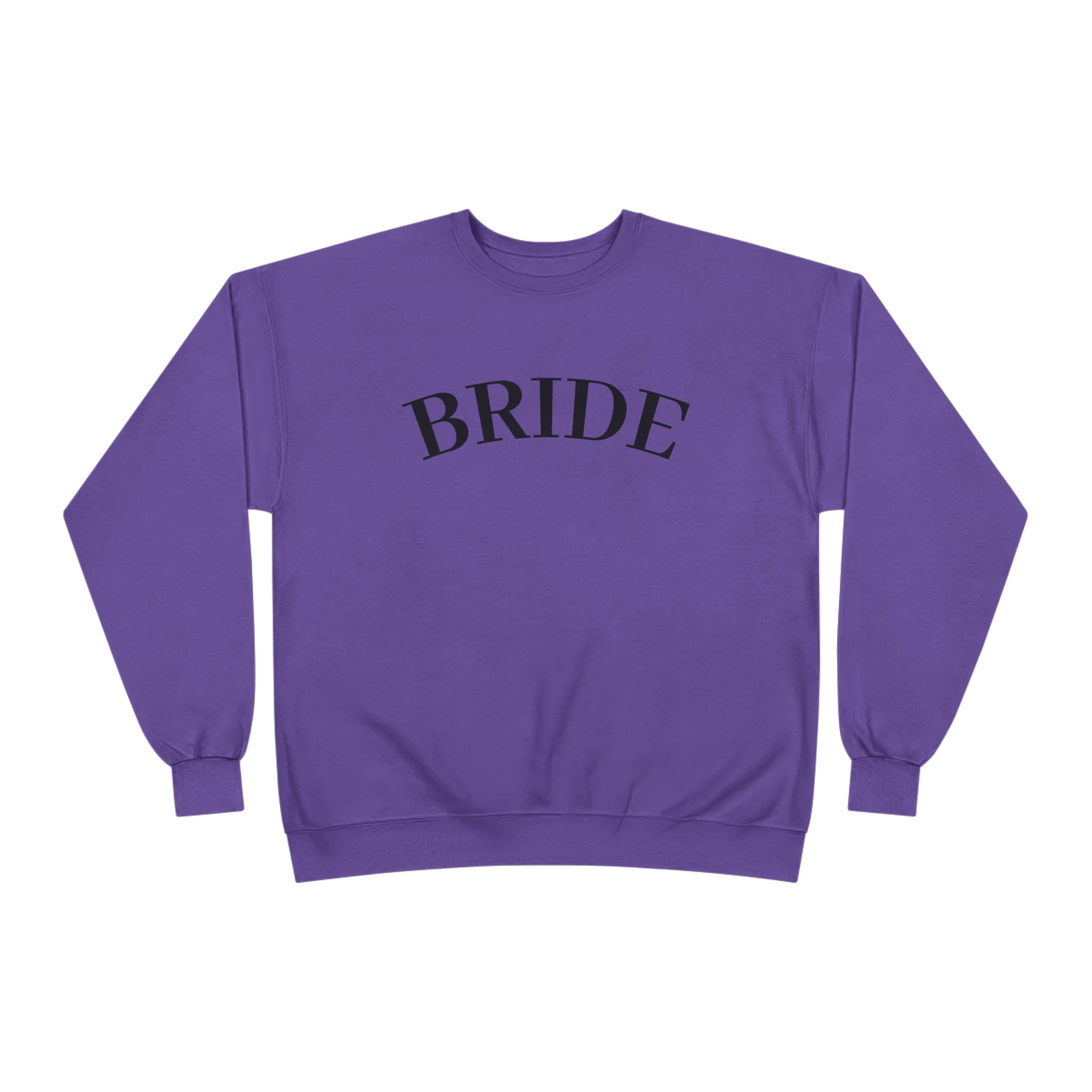Bride Crewneck Sweatshirt — Minimal Bridal Pullover for Bachelorette & Wedding Prep