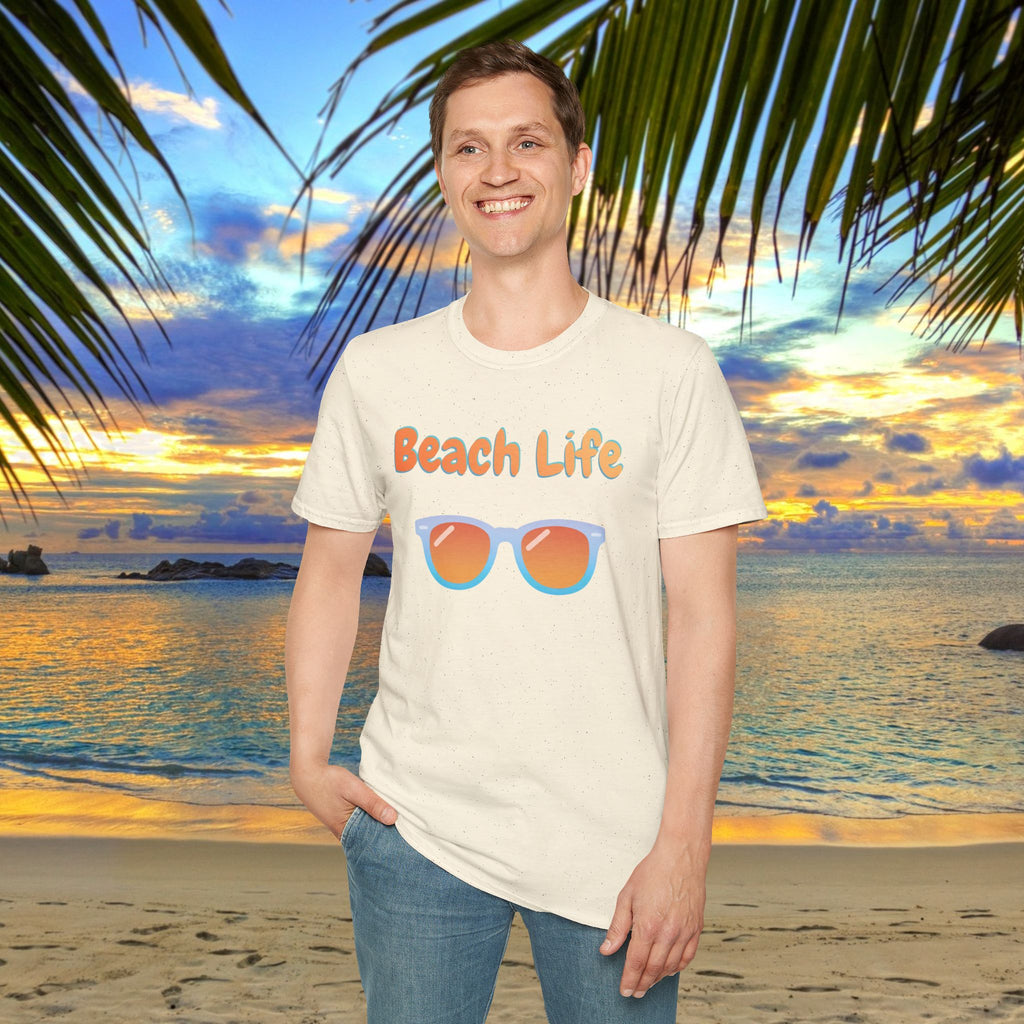Beach Life T-Shirt — Retro Sunglasses Summer Tee