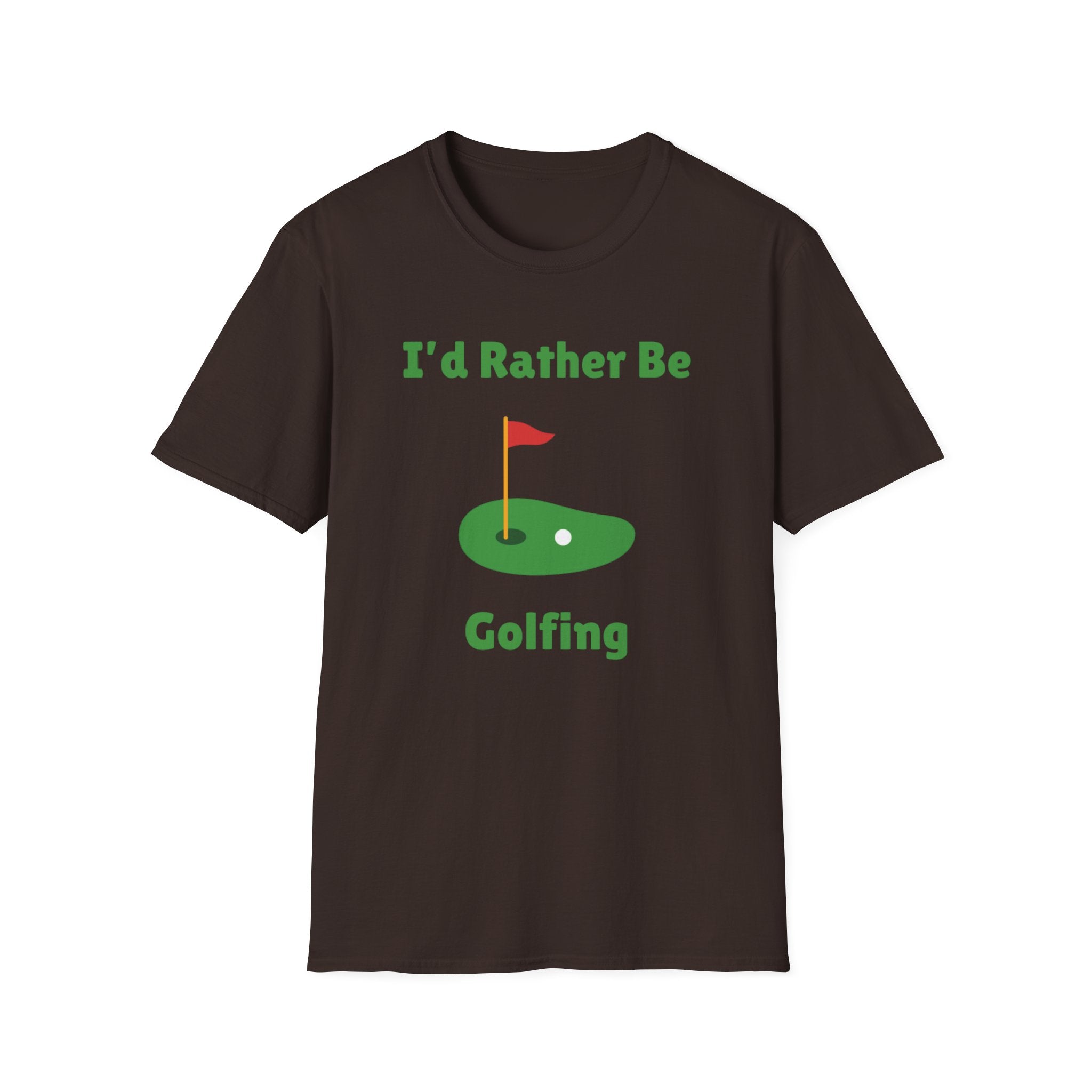 Golf T‑Shirt — "I'd Rather Be Golfing" Graphic Tee