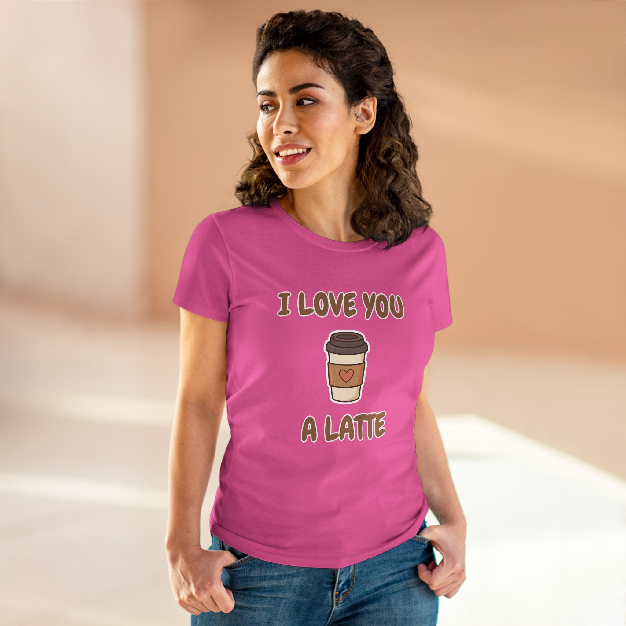 I Love You A Latte Coffee Tee