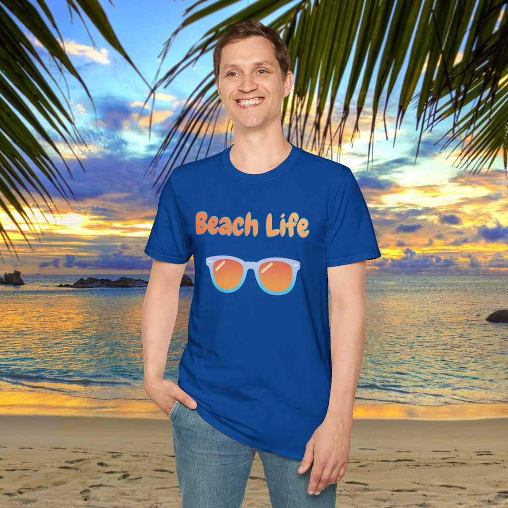 Beach Life T-Shirt — Retro Sunglasses Summer Tee