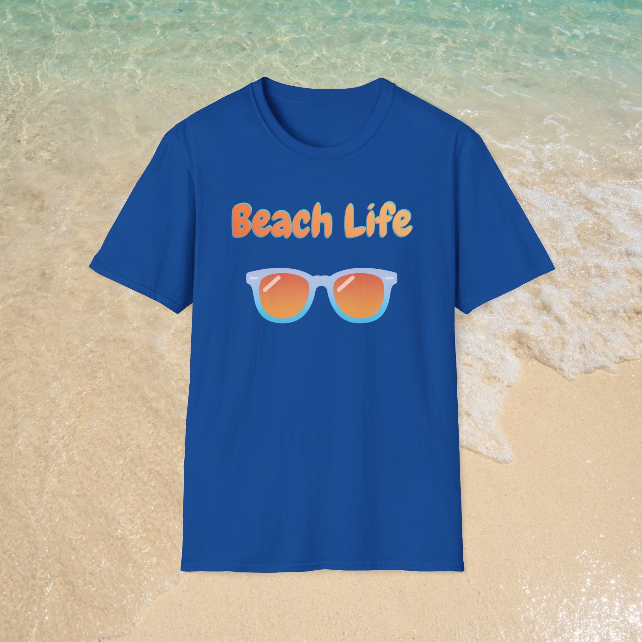 Beach Life T-Shirt — Retro Sunglasses Summer Tee