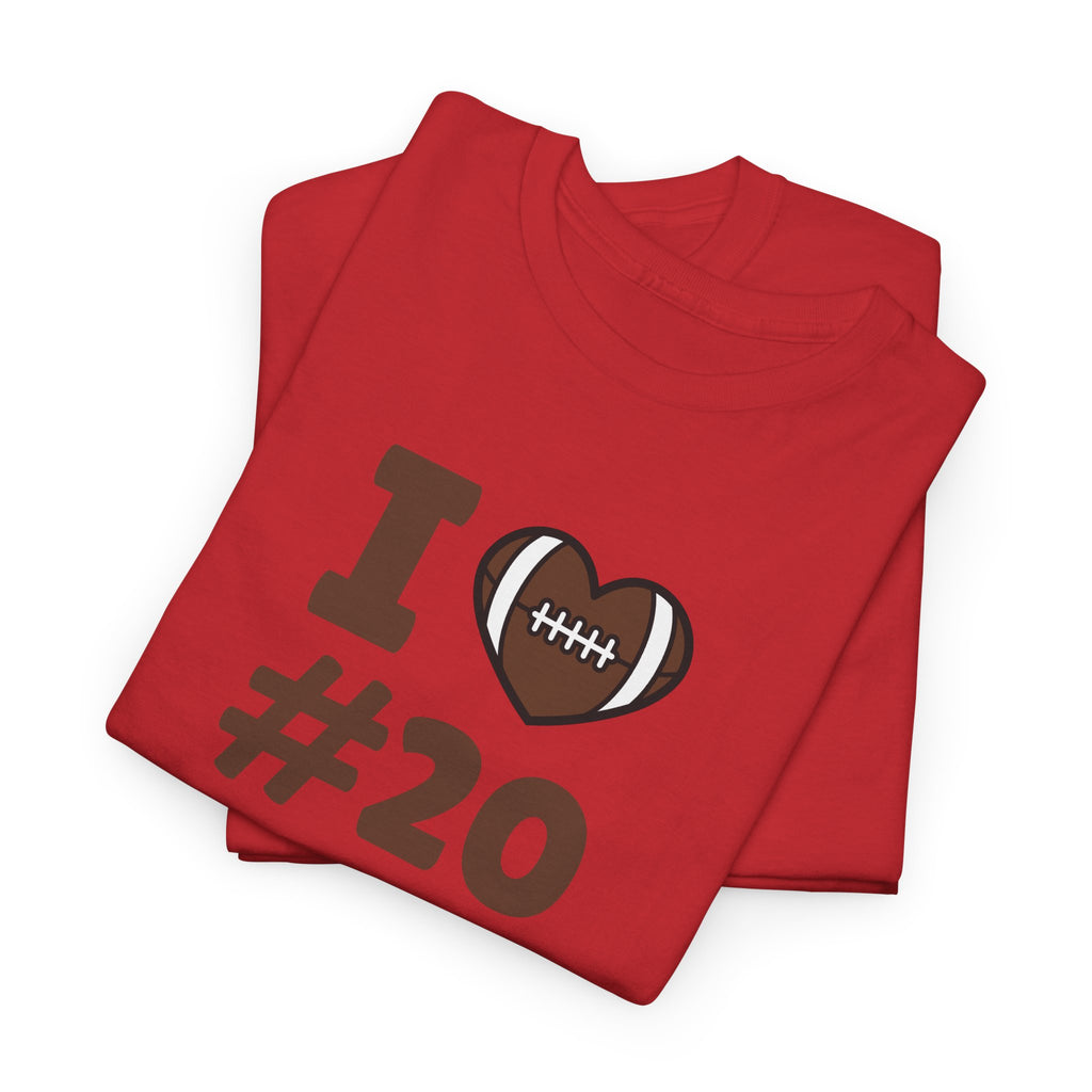 PERSONALIZABLE - I Heart #-- Customizable T‑Shirt