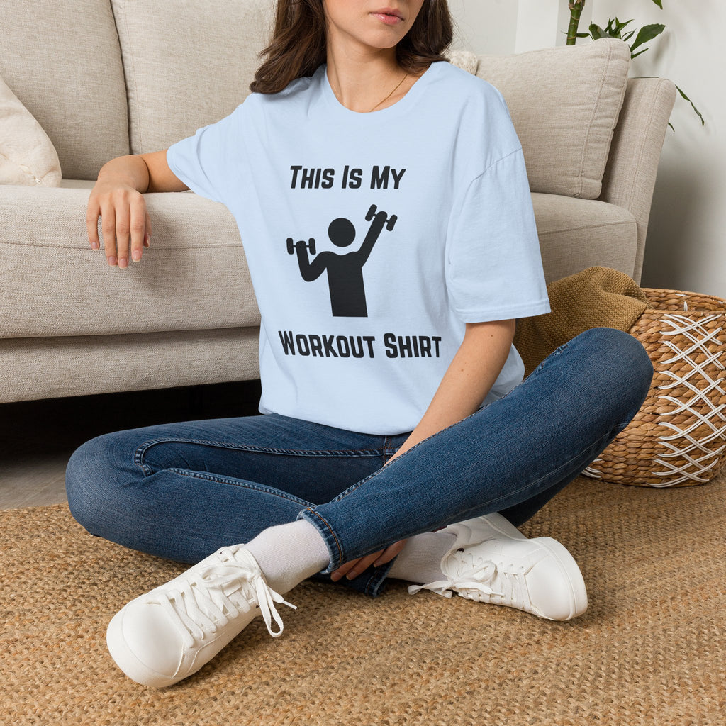 Workout Shirt — "This Is My Workout Shirt" Graphic Tee