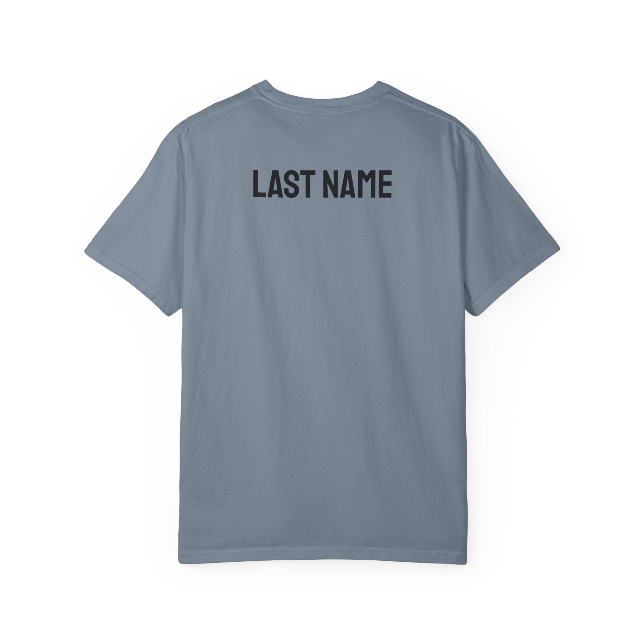 Just Married T‑Shirt — Personalized Last Name Wedding Tee