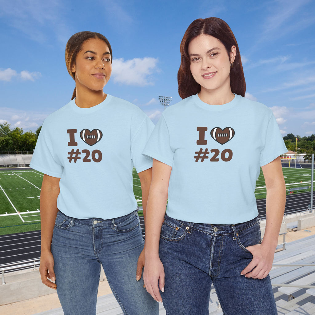 PERSONALIZABLE - I Heart #-- Customizable T‑Shirt