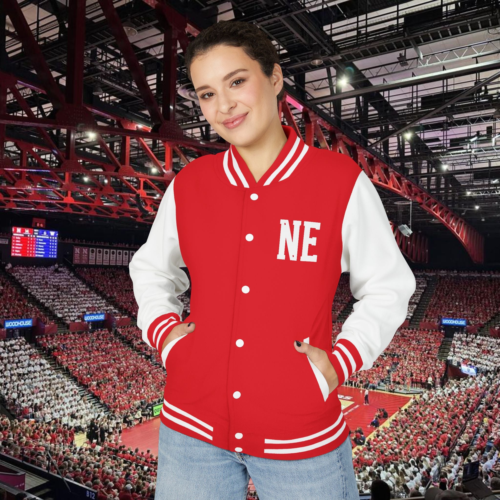 Nebraska Huskers Volleyball Letterman Jacket