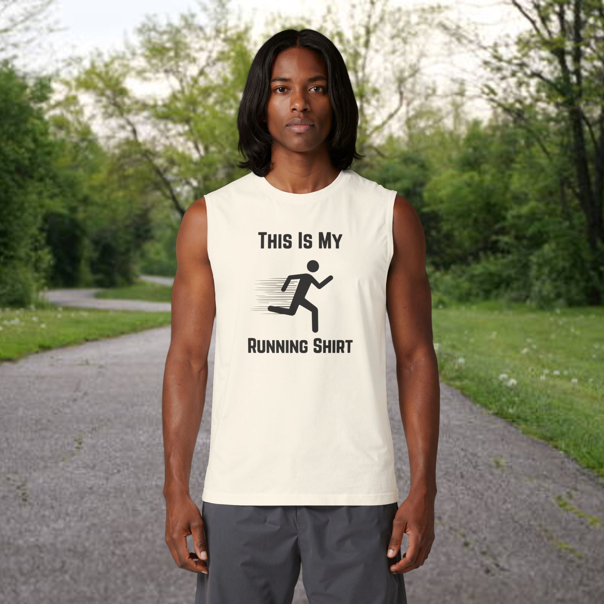 Running Shirt Muscle Tank — "This Is My Running Shirt" Comfort Tank Top