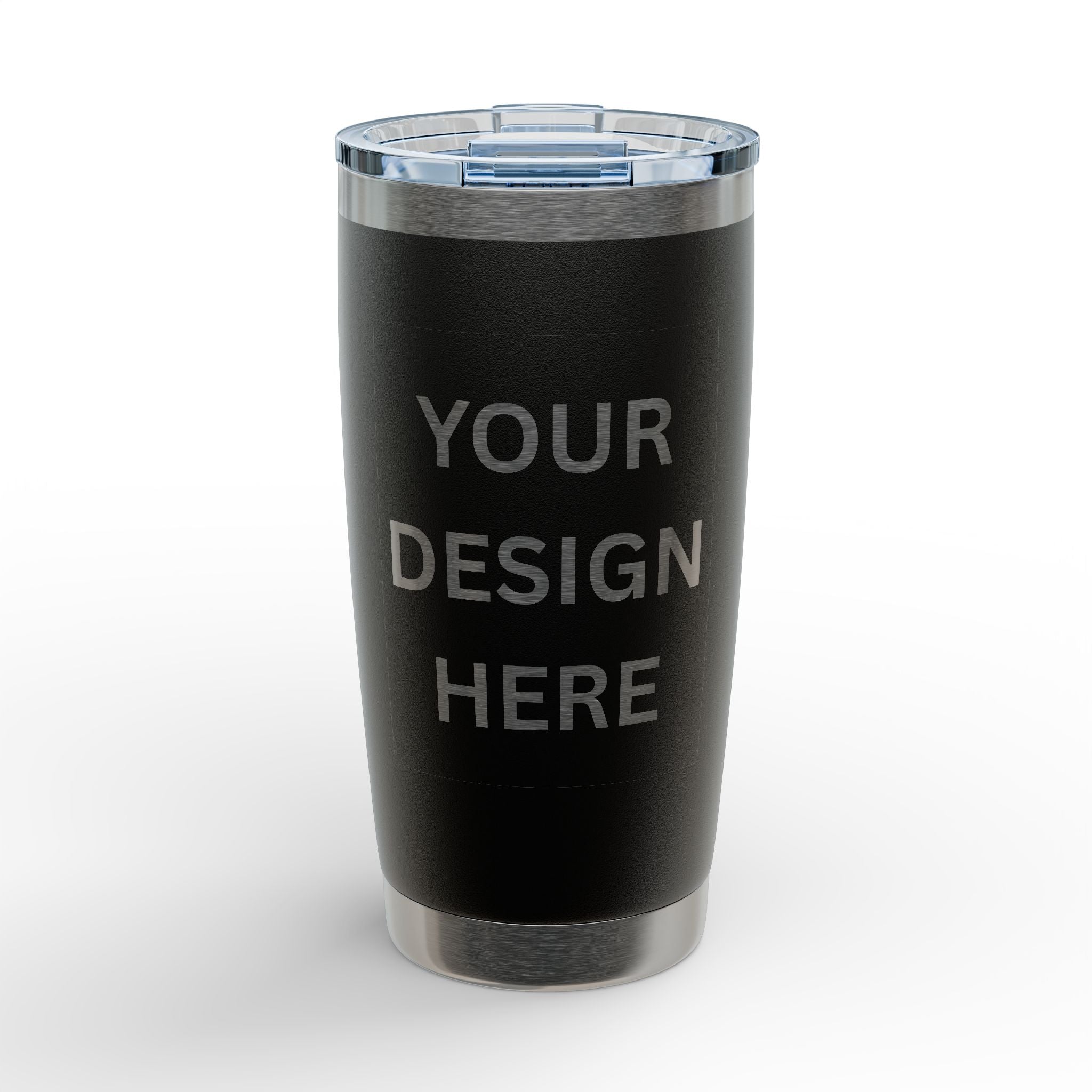 20oz Engraved Stainless Steel Tumbler – Customizable Riva Travel Cup
