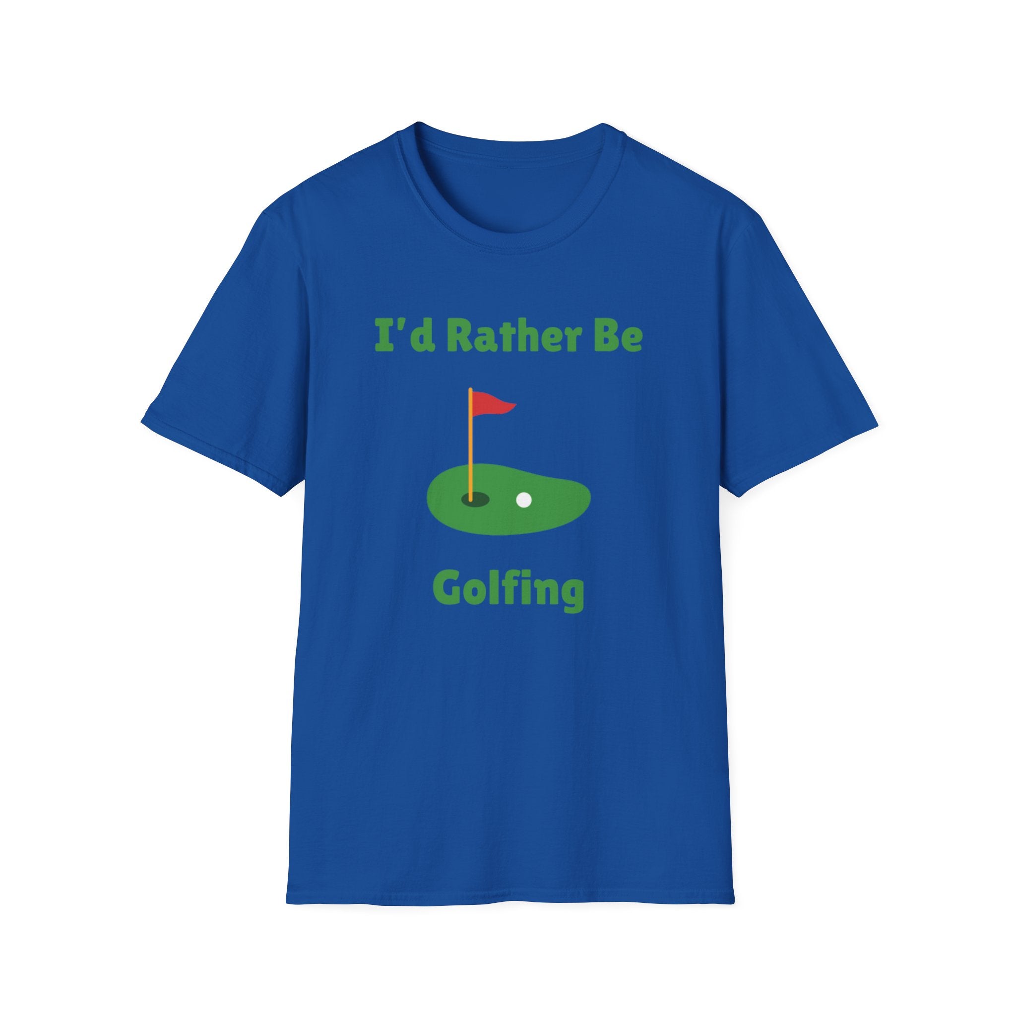 Golf T‑Shirt — "I'd Rather Be Golfing" Graphic Tee