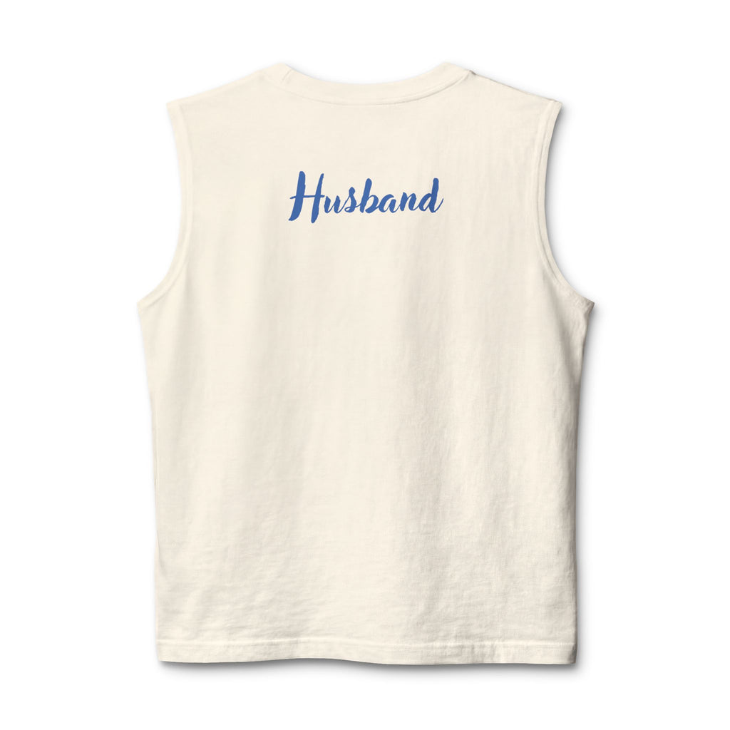 Honeymoon Era Muscle Tank for Husband — 'In Our Honeymoon Era' Front & 'Husband' Back