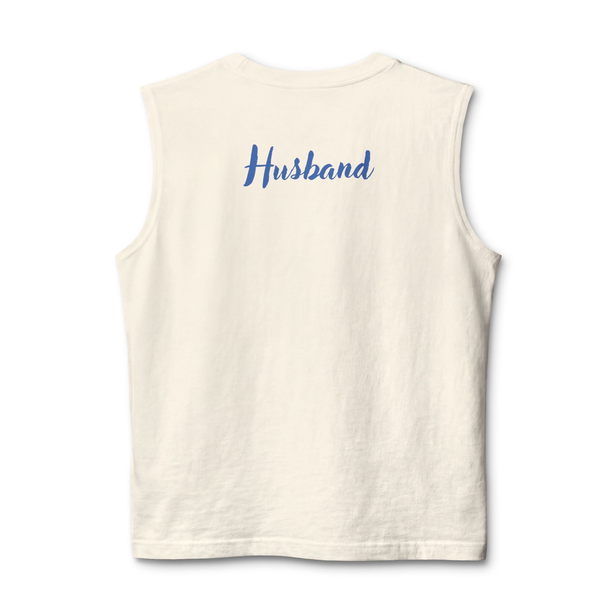 Honeymoon Era Muscle Tank for Husband — 'In Our Honeymoon Era' Front & 'Husband' Back