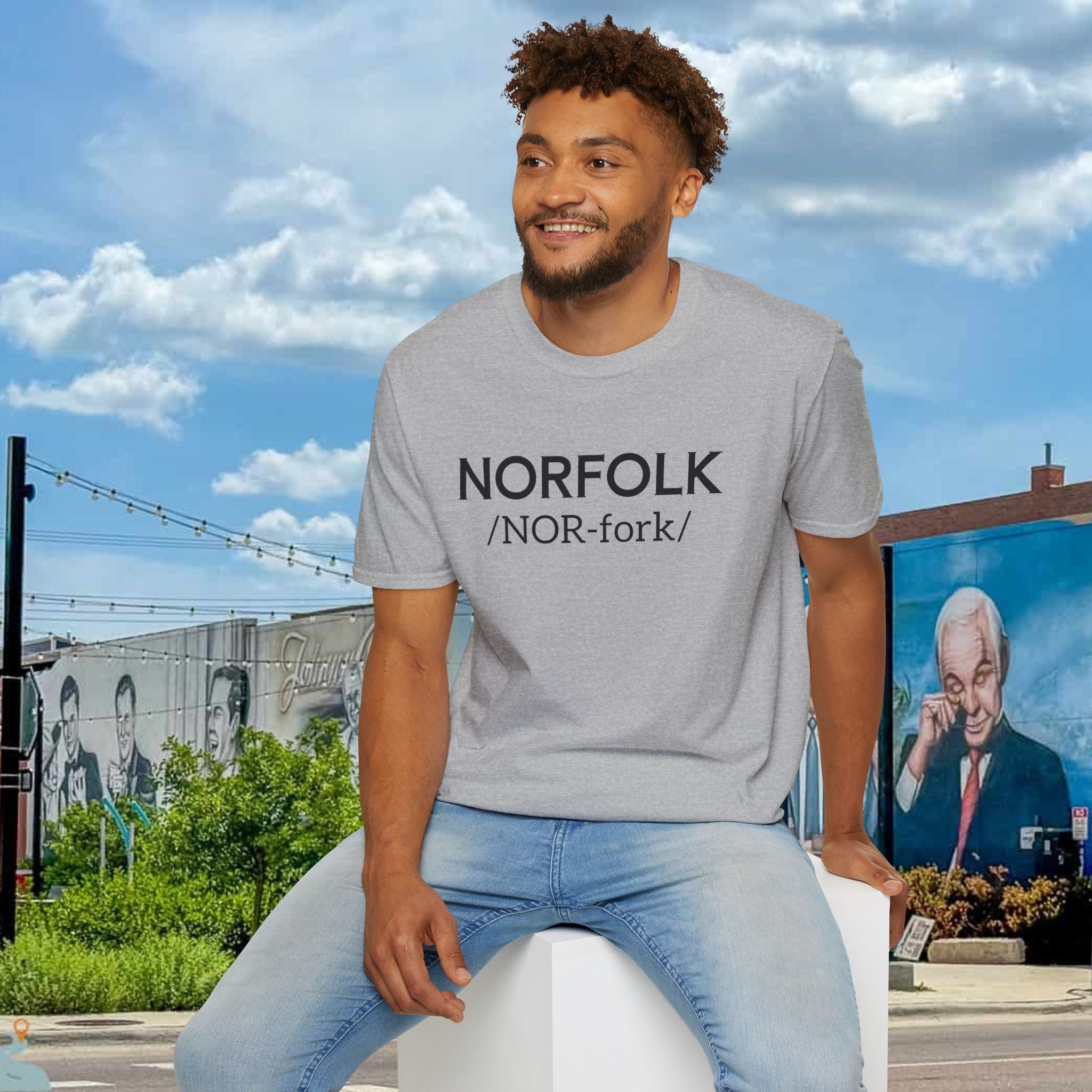 Norfolk Pronunciation T-Shirt — "NOR-fork" City Pride Tee