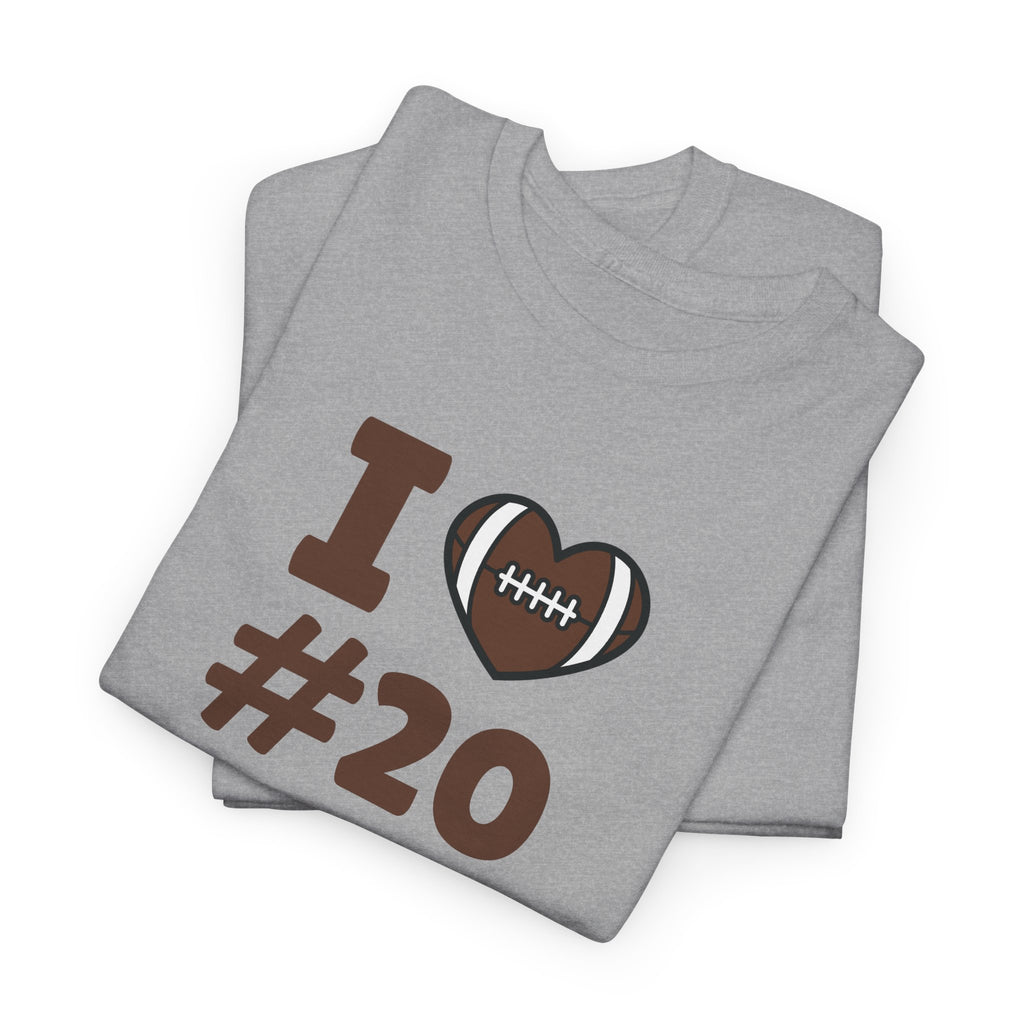 PERSONALIZABLE - I Heart #-- Customizable T‑Shirt