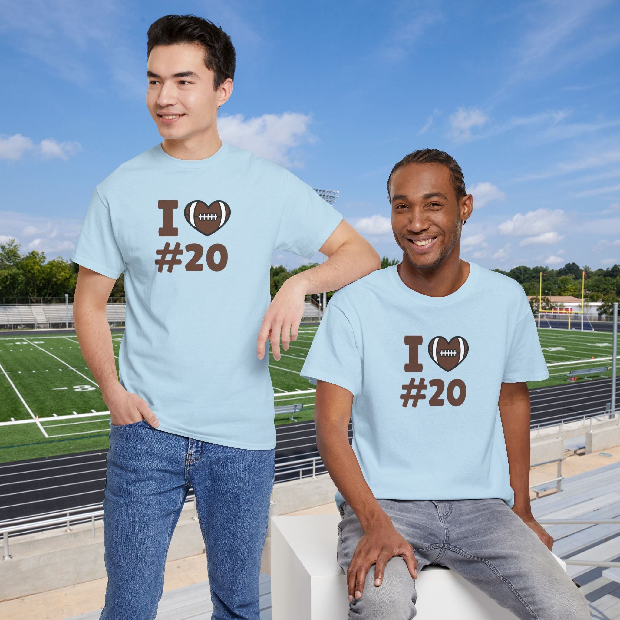 PERSONALIZABLE - I Heart #-- Customizable T‑Shirt