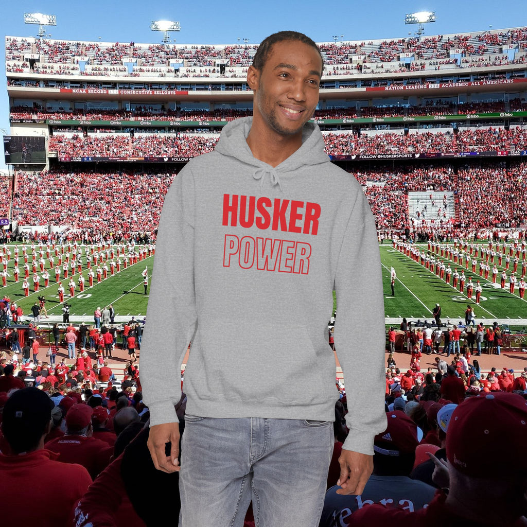 Husker Power Hoodie — College Team Pullover for Fans