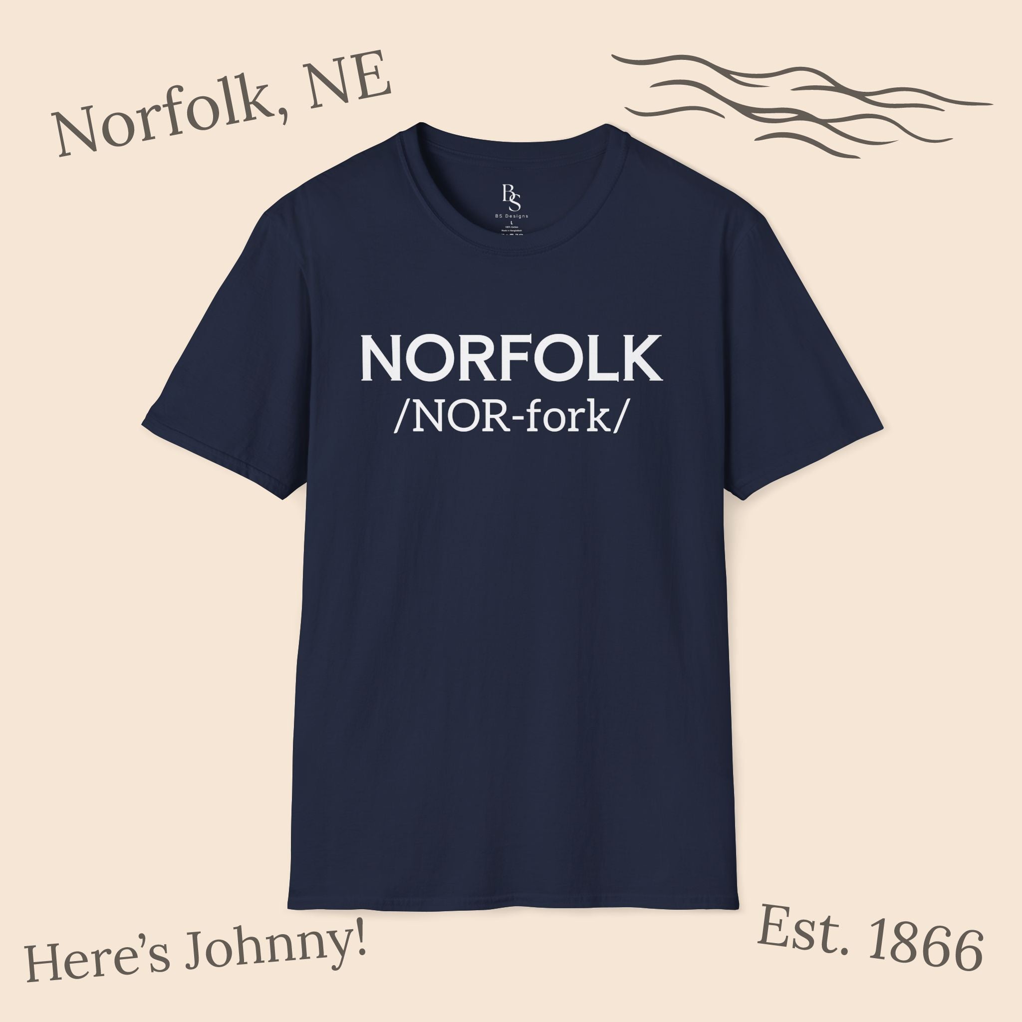 Norfolk Pronunciation T-Shirt — "NOR-fork" City Pride Tee