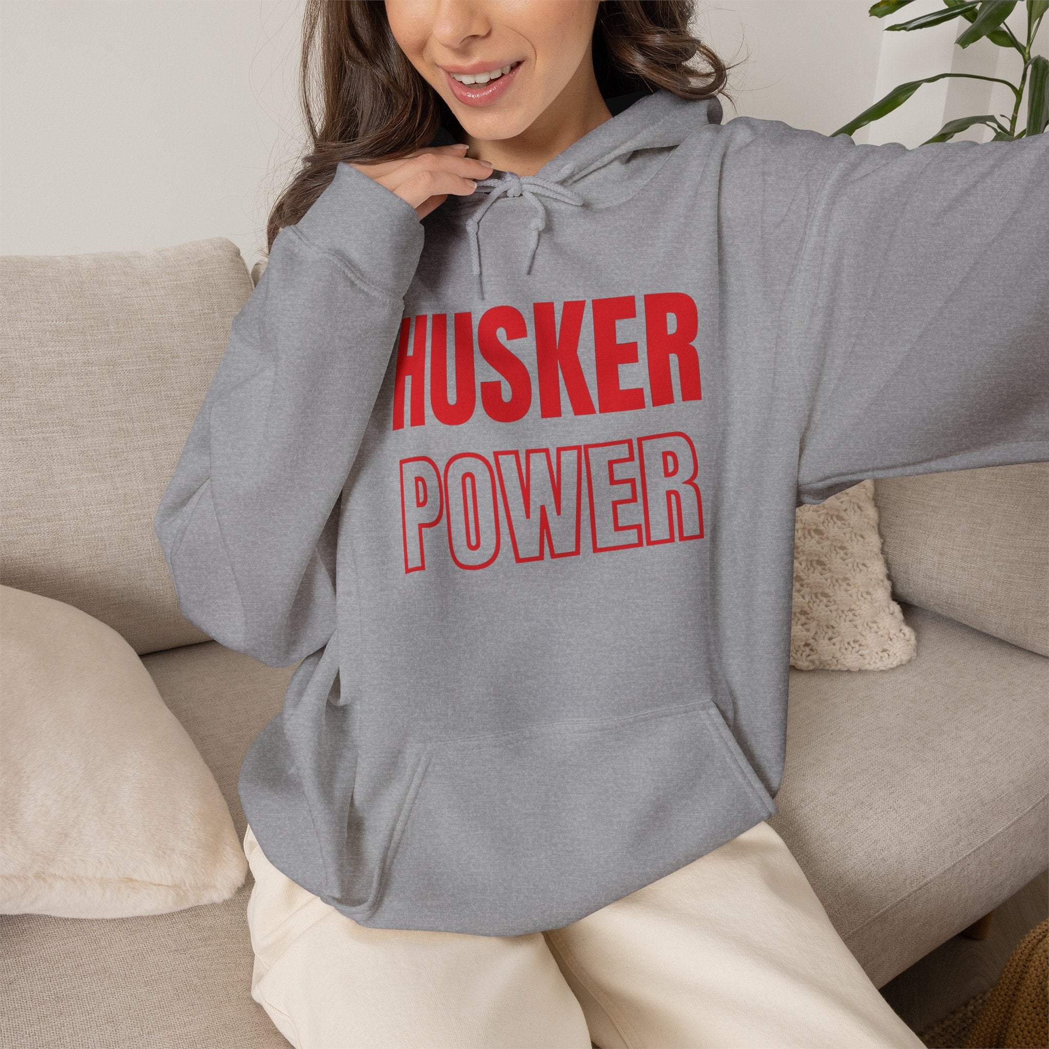 Husker Power Hoodie — College Team Pullover for Fans