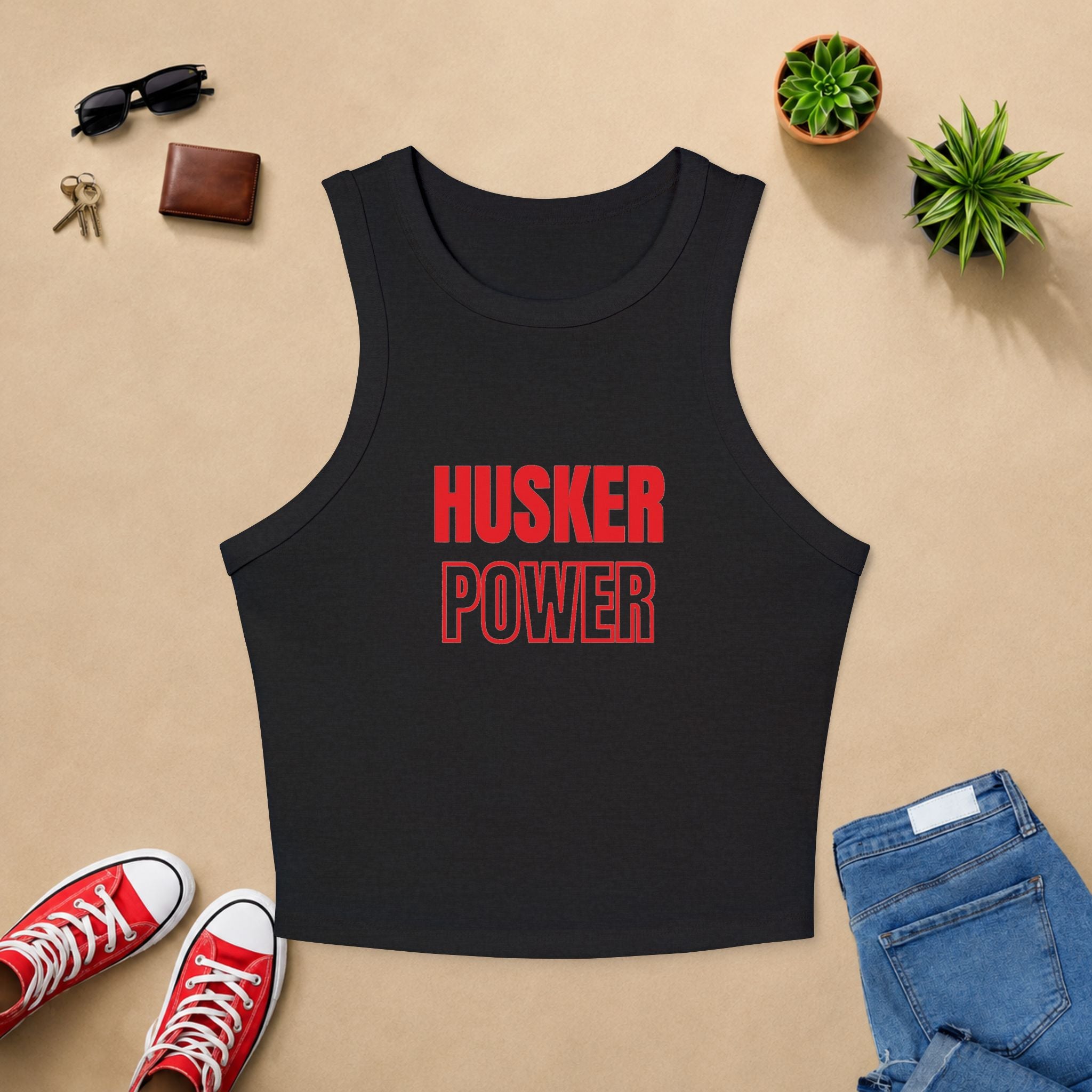 Husker Power Racer Tank Top