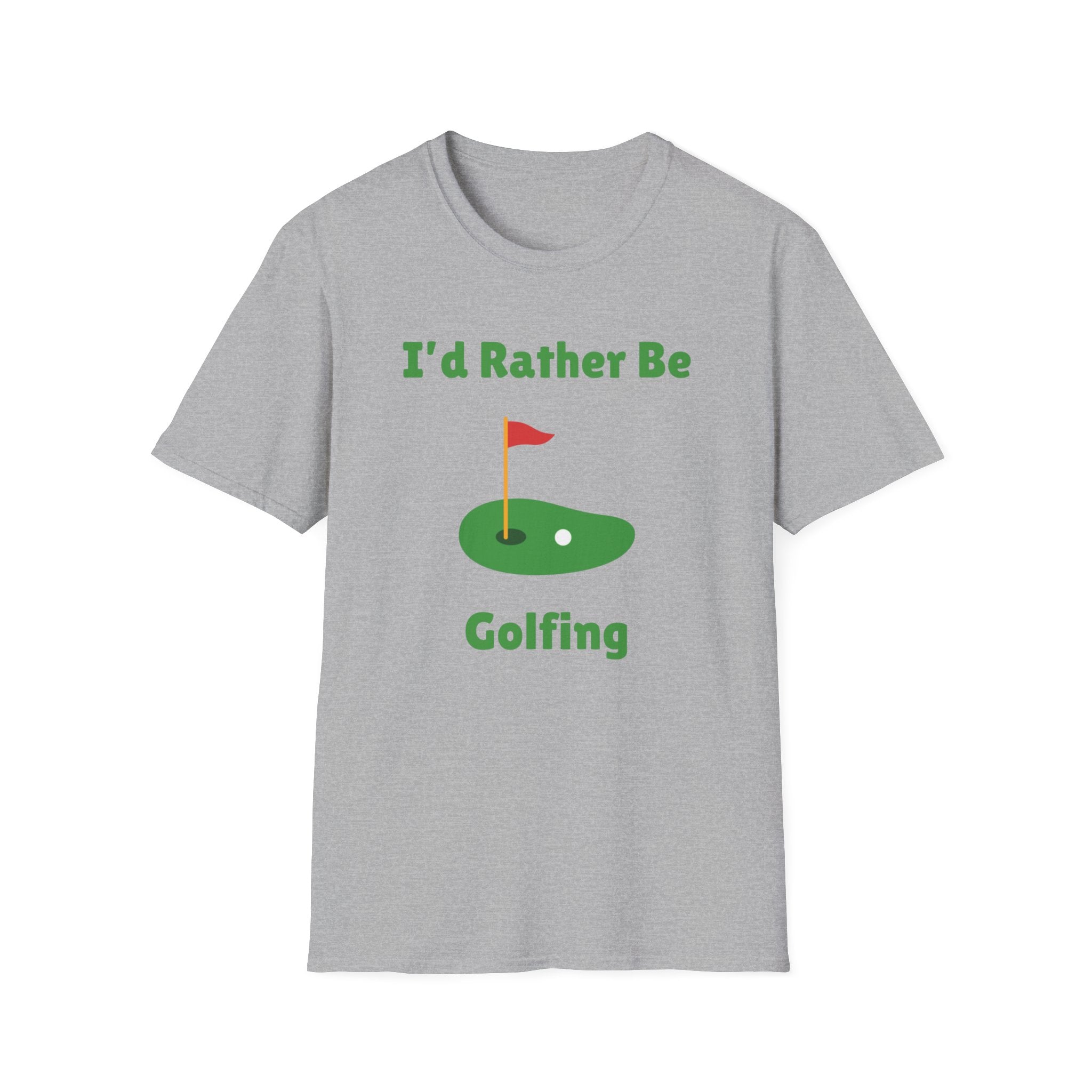 Golf T‑Shirt — "I'd Rather Be Golfing" Graphic Tee
