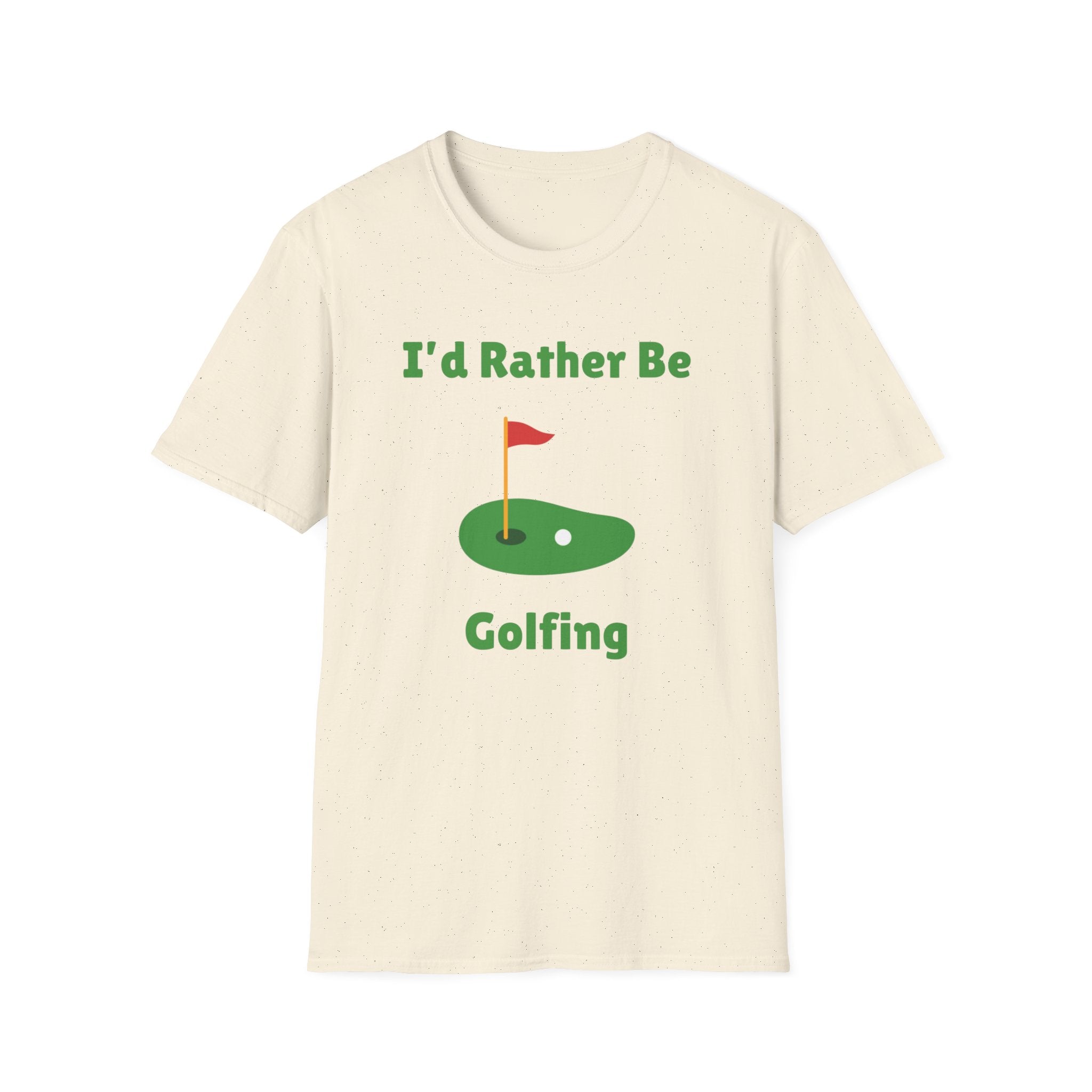 Golf T‑Shirt — "I'd Rather Be Golfing" Graphic Tee