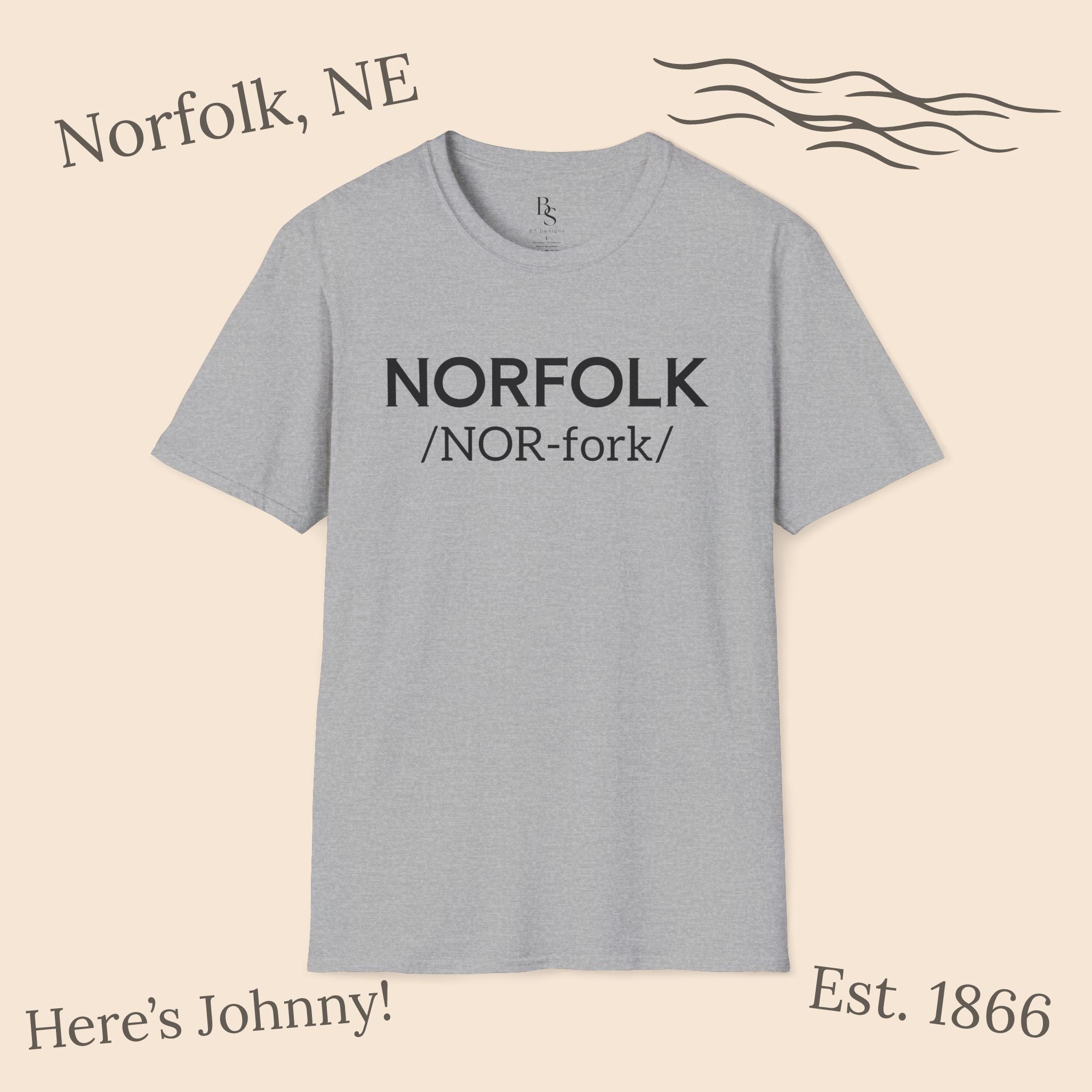 Norfolk Pronunciation T-Shirt — "NOR-fork" City Pride Tee