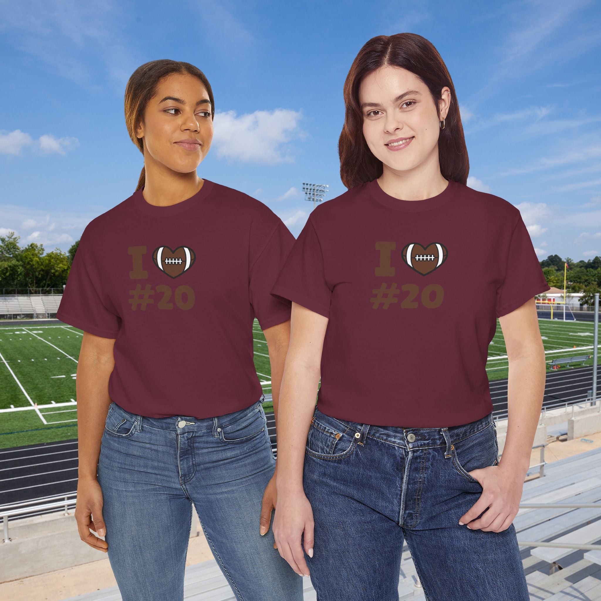 PERSONALIZABLE - I Heart #-- Customizable T‑Shirt
