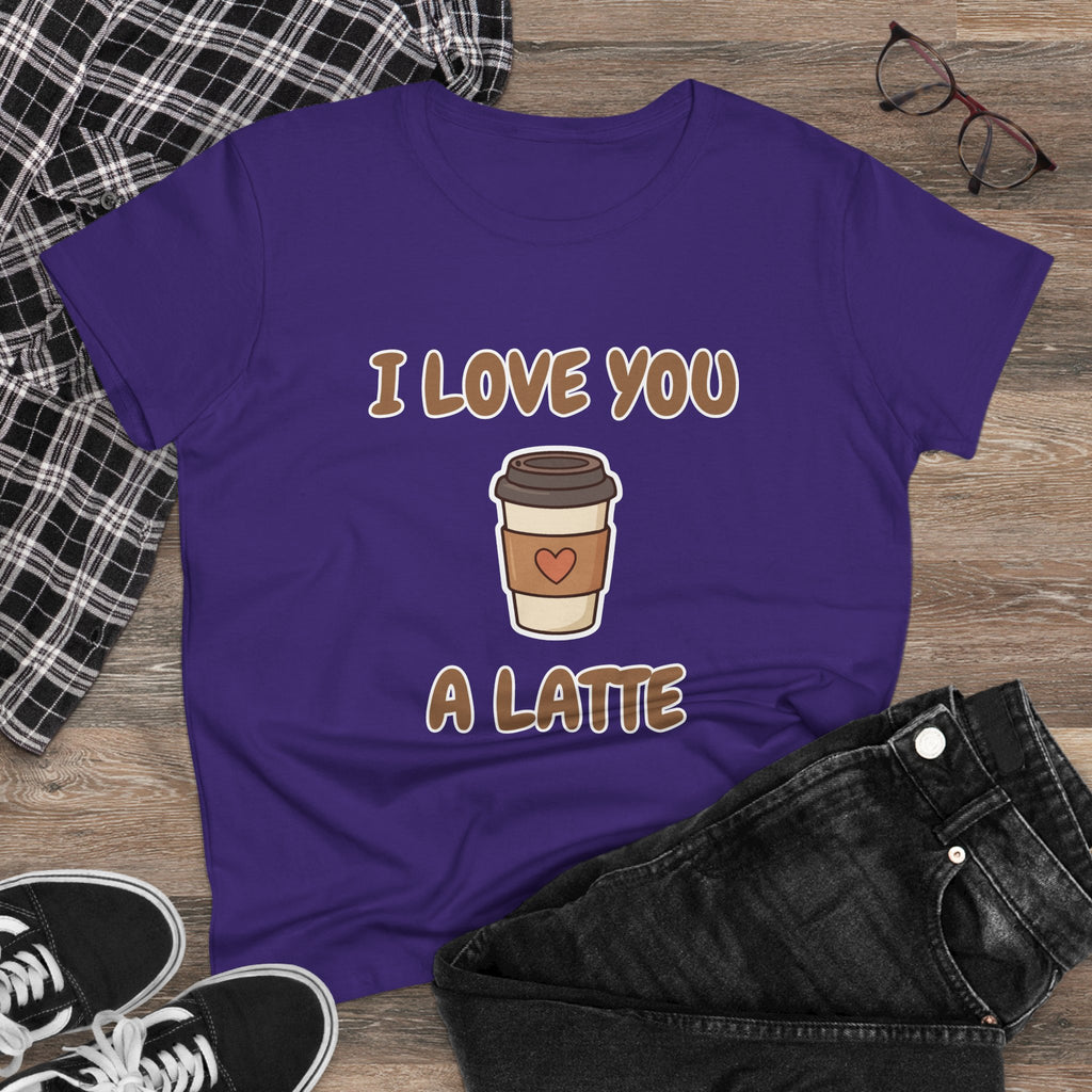 I Love You A Latte Coffee Tee
