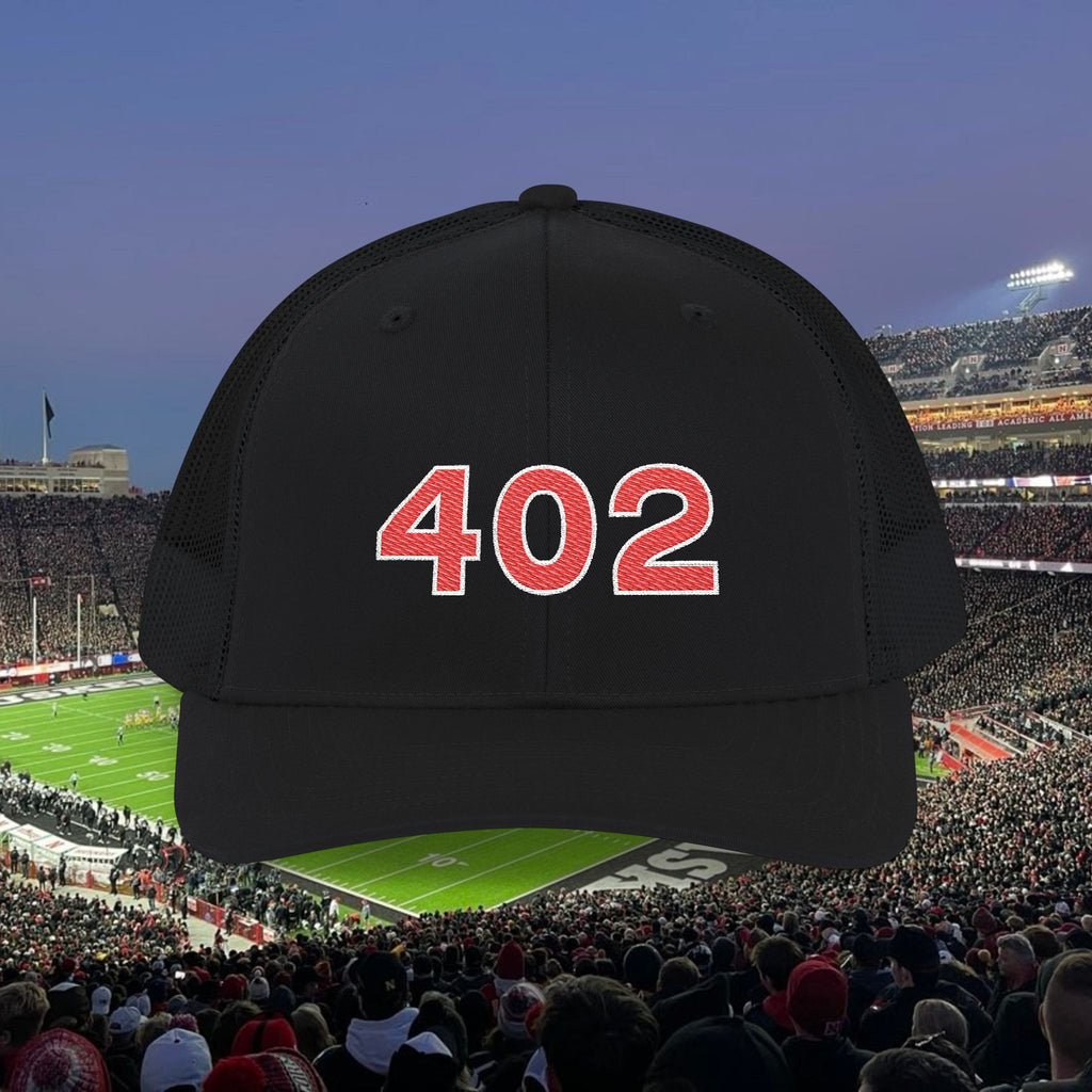 402 Trucker Snapback Cap — Retro Athletic Mesh Baseball Hat