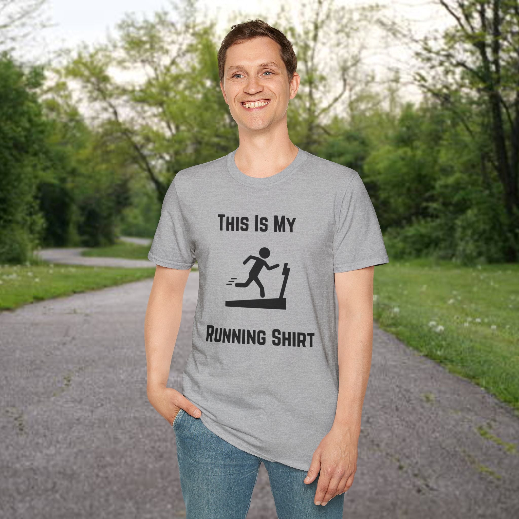 Running Shirt T‑Shirt — "This Is My Running Shirt" Graphic Tee for Treadmill Runners