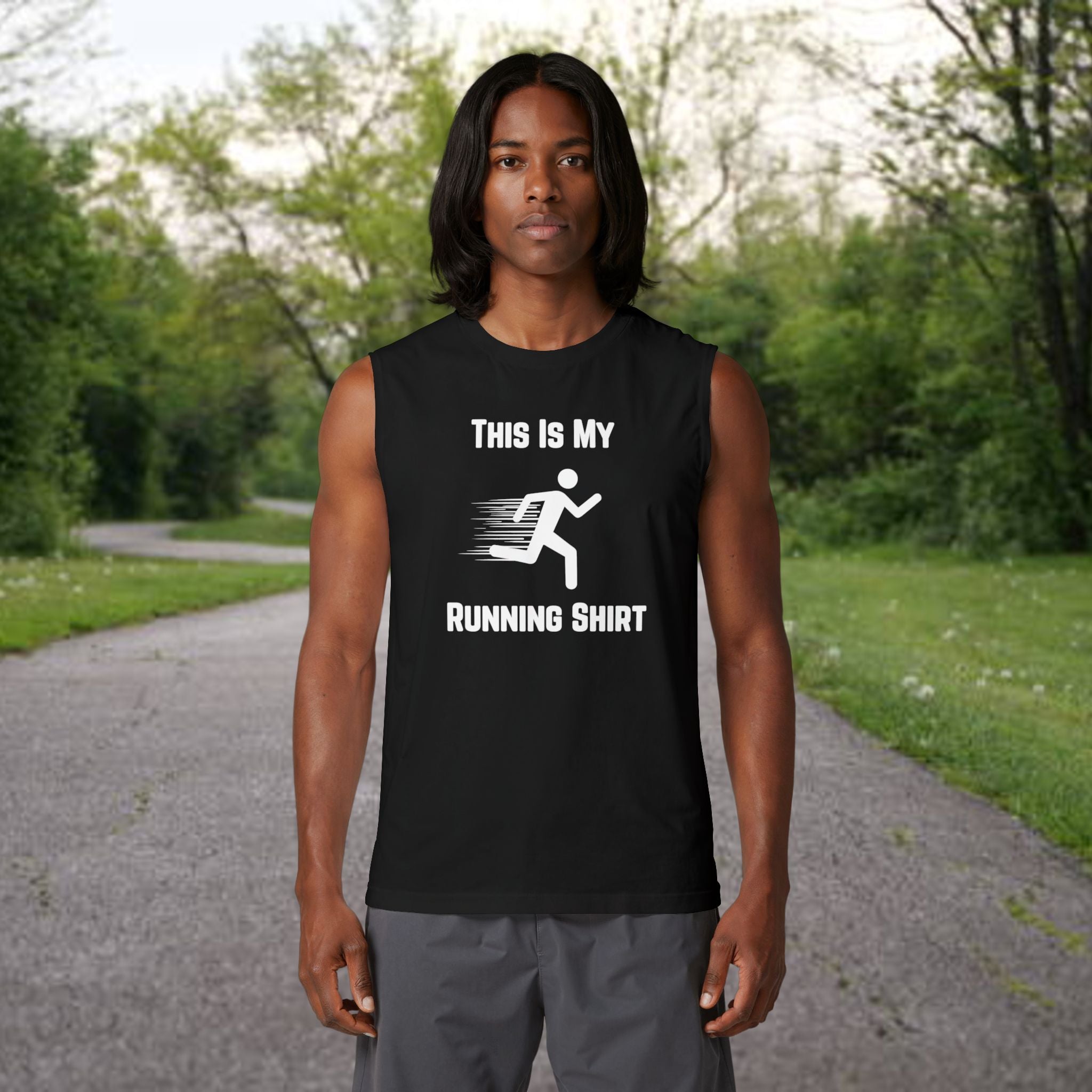 Running Shirt Muscle Tank — "This Is My Running Shirt" Comfort Tank Top