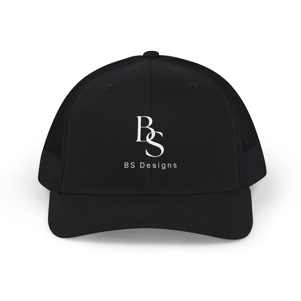 Embroidered BS Designs Snapback Trucker Cap