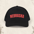 Nebraska Trucker Hat – Vintage Embroidered Snapback Cap