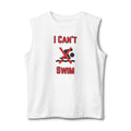 I Can't Swim Muscle Tank — Funny Pool & Beach Shirt