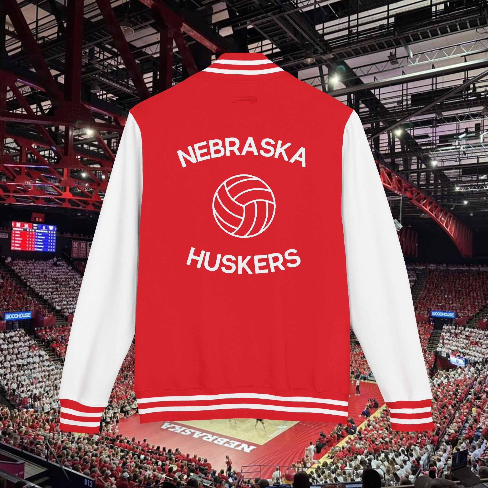 Nebraska Huskers Volleyball Letterman Jacket
