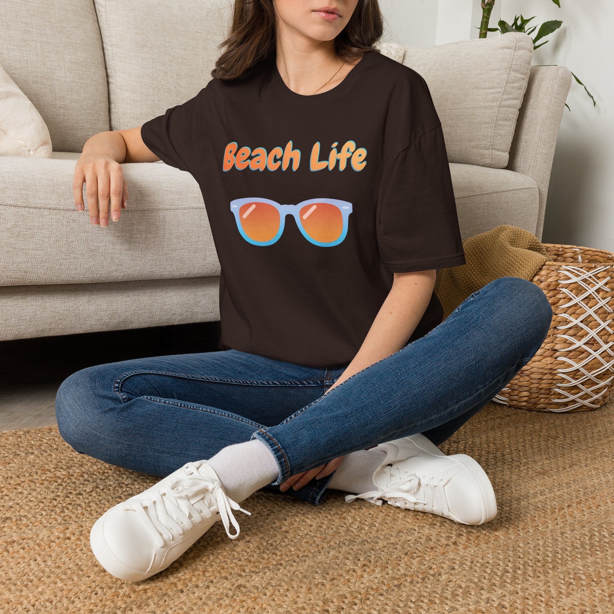 Beach Life T-Shirt — Retro Sunglasses Summer Tee