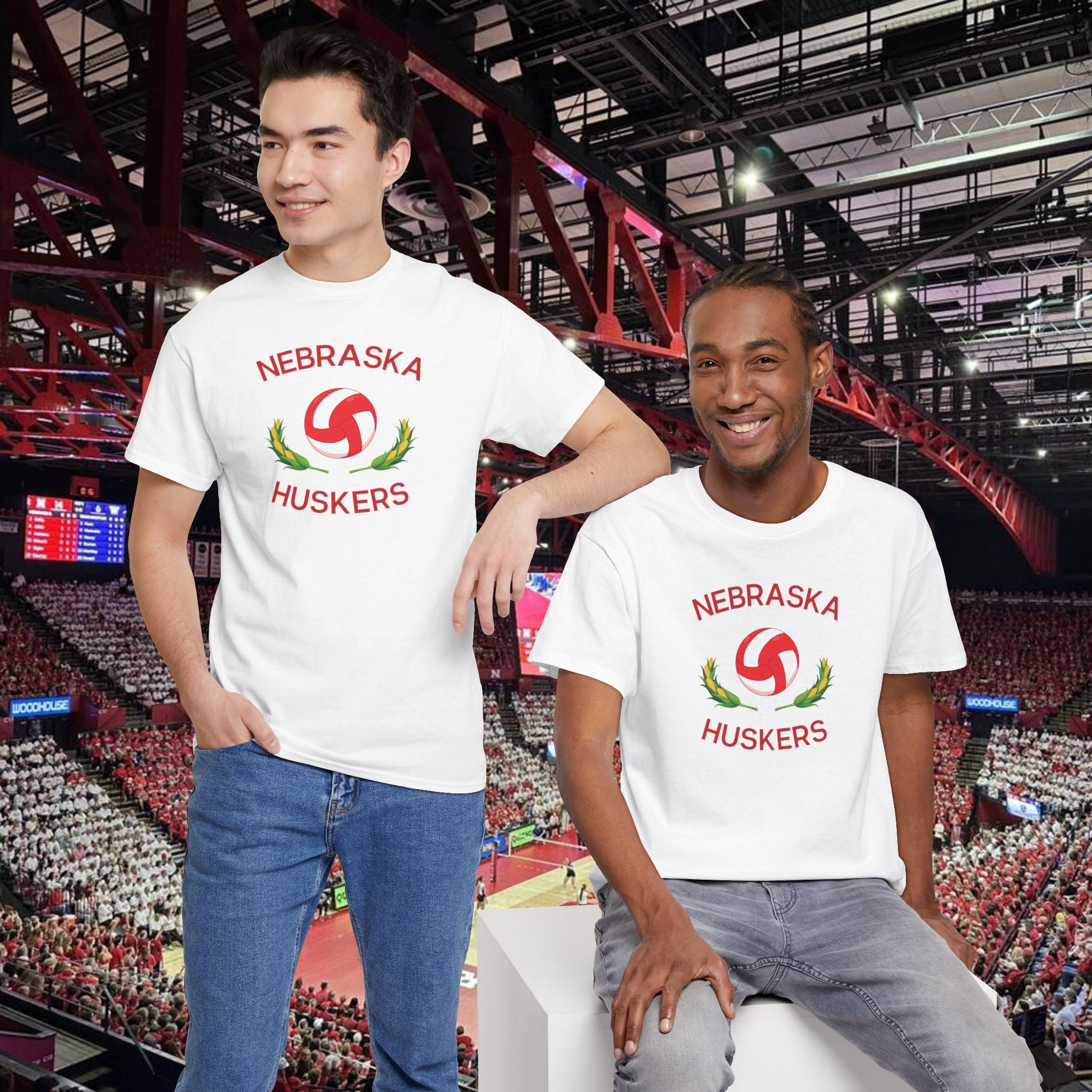 Nebraska Huskers Volleyball T-Shirt — College Team Tee