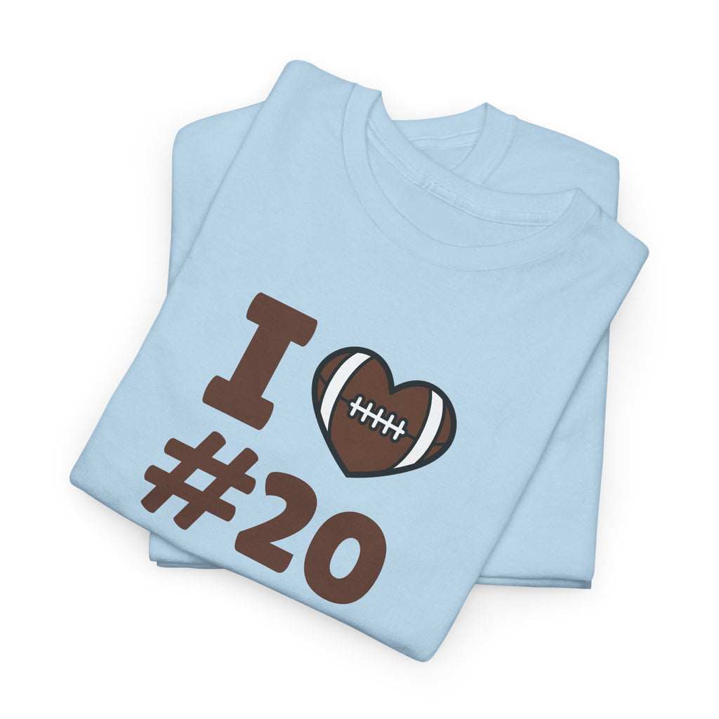 PERSONALIZABLE - I Heart #-- Customizable T‑Shirt