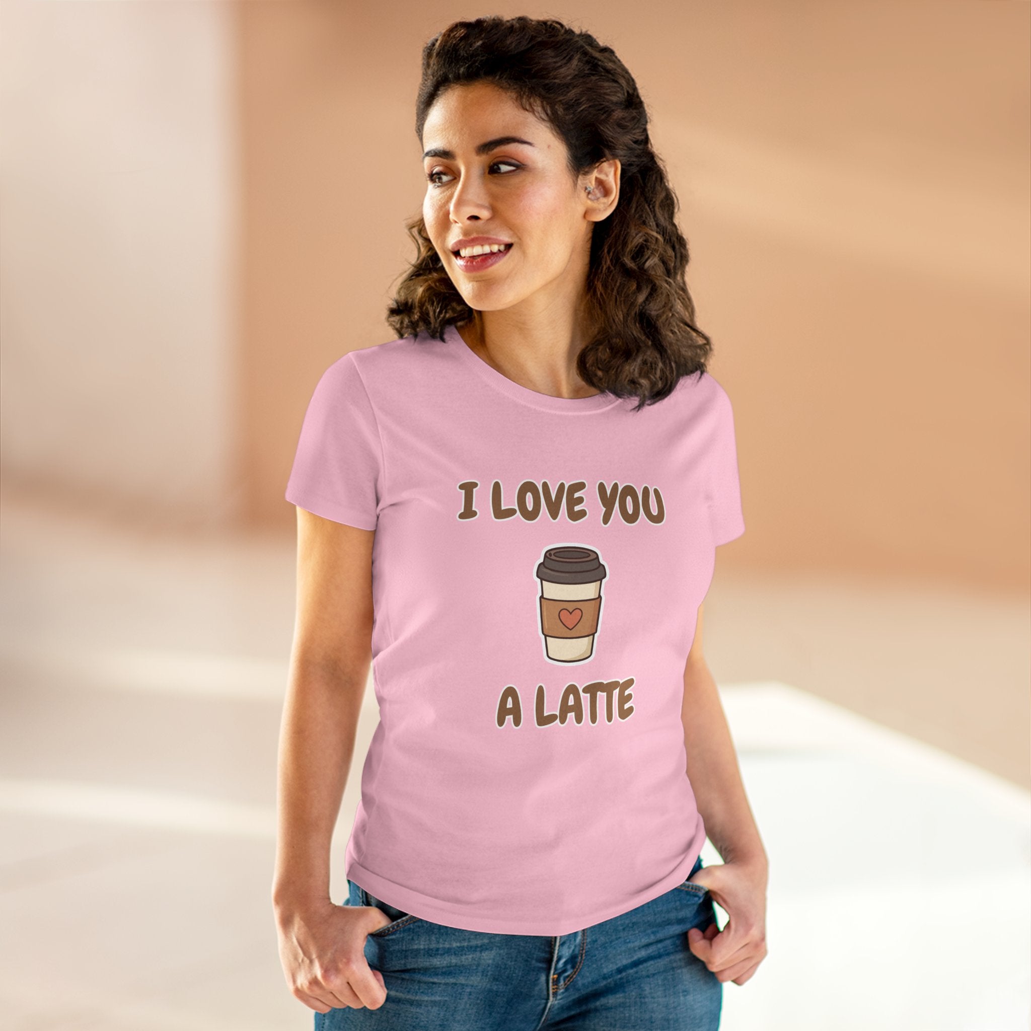 I Love You A Latte Coffee Tee