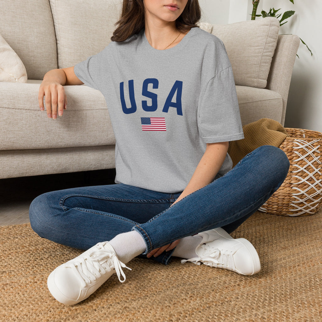 USA Flag T-Shirt — Patriotic American Graphic Tee for 4th of July and Memorial Day