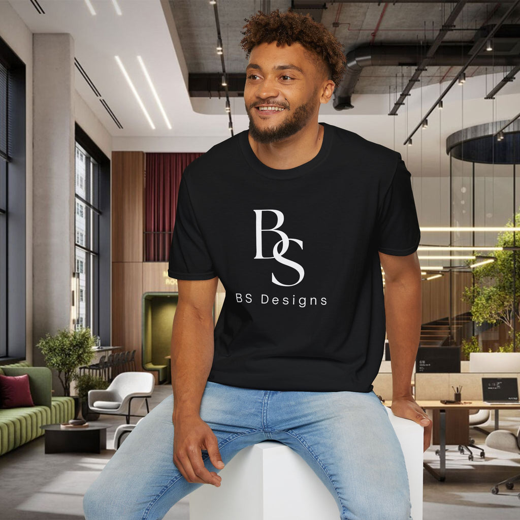T-Shirt — BS Monogram Logo Tee (BS Designs)