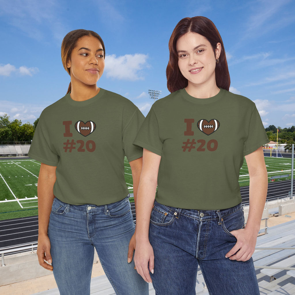 PERSONALIZABLE - I Heart #-- Customizable T‑Shirt