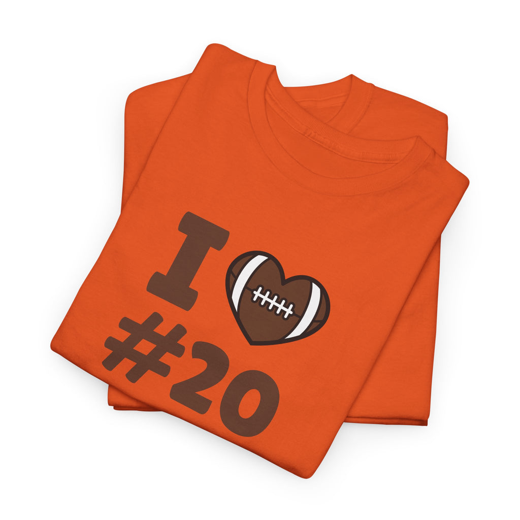 PERSONALIZABLE - I Heart #-- Customizable T‑Shirt