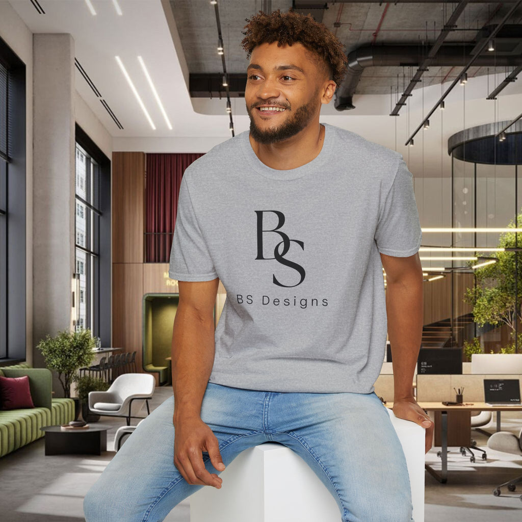 T-Shirt — BS Monogram Logo Tee (BS Designs)