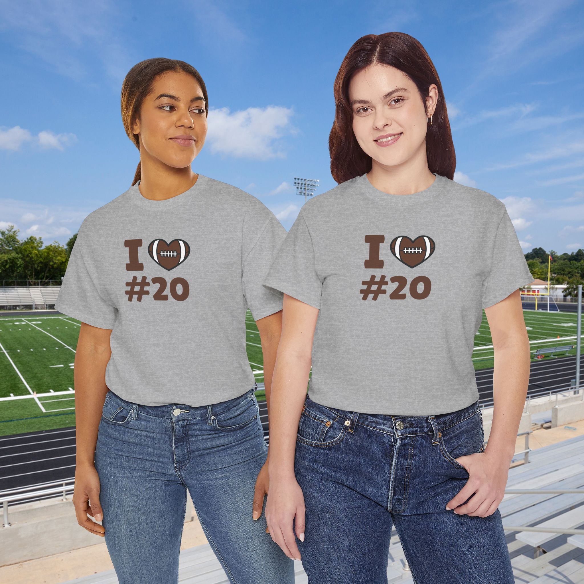 PERSONALIZABLE - I Heart #-- Customizable T‑Shirt