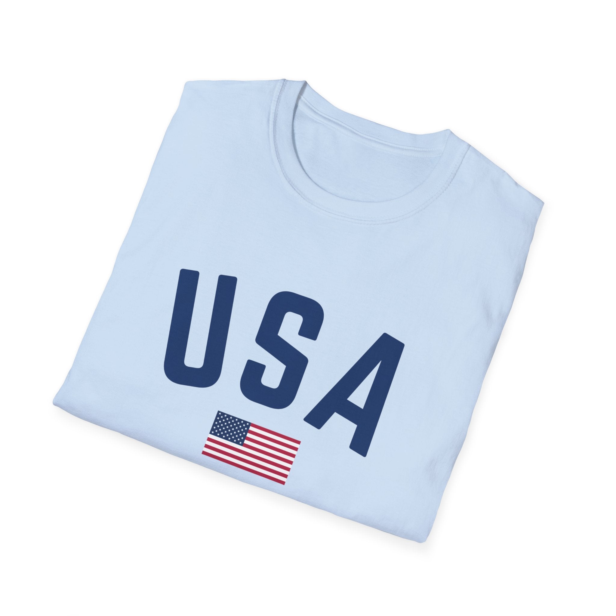 USA Flag T-Shirt — Patriotic American Graphic Tee for 4th of July and Memorial Day