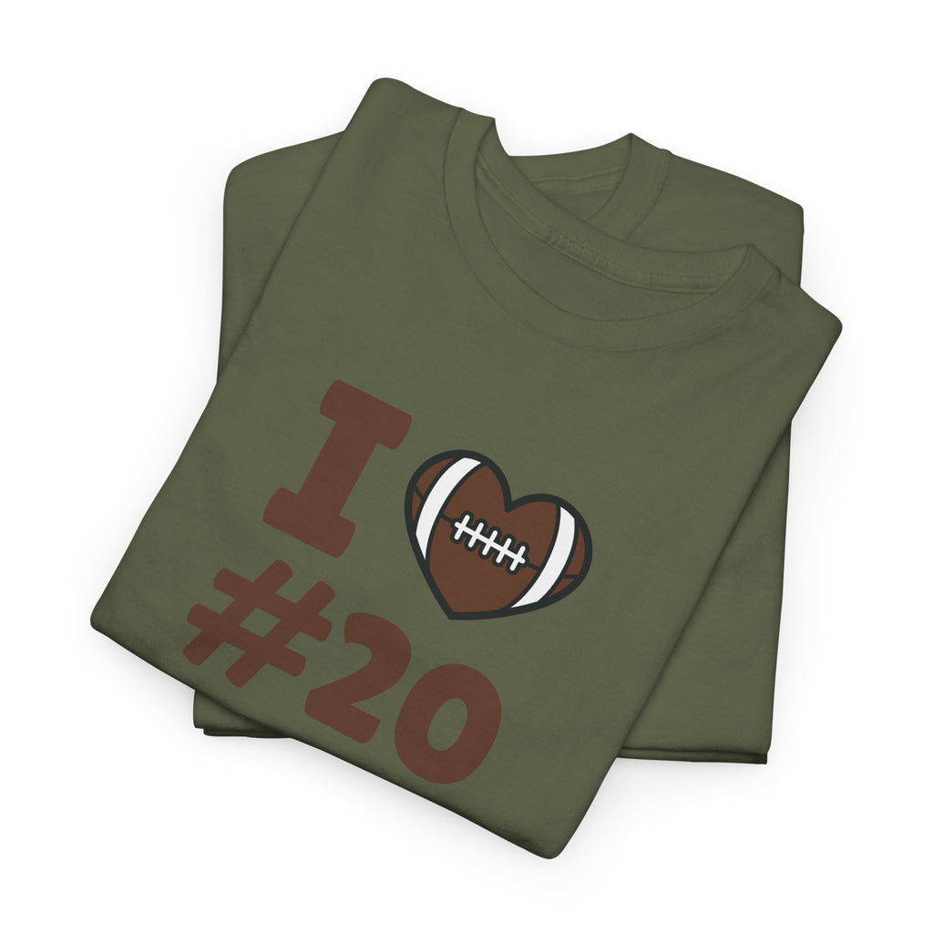 PERSONALIZABLE - I Heart #-- Customizable T‑Shirt