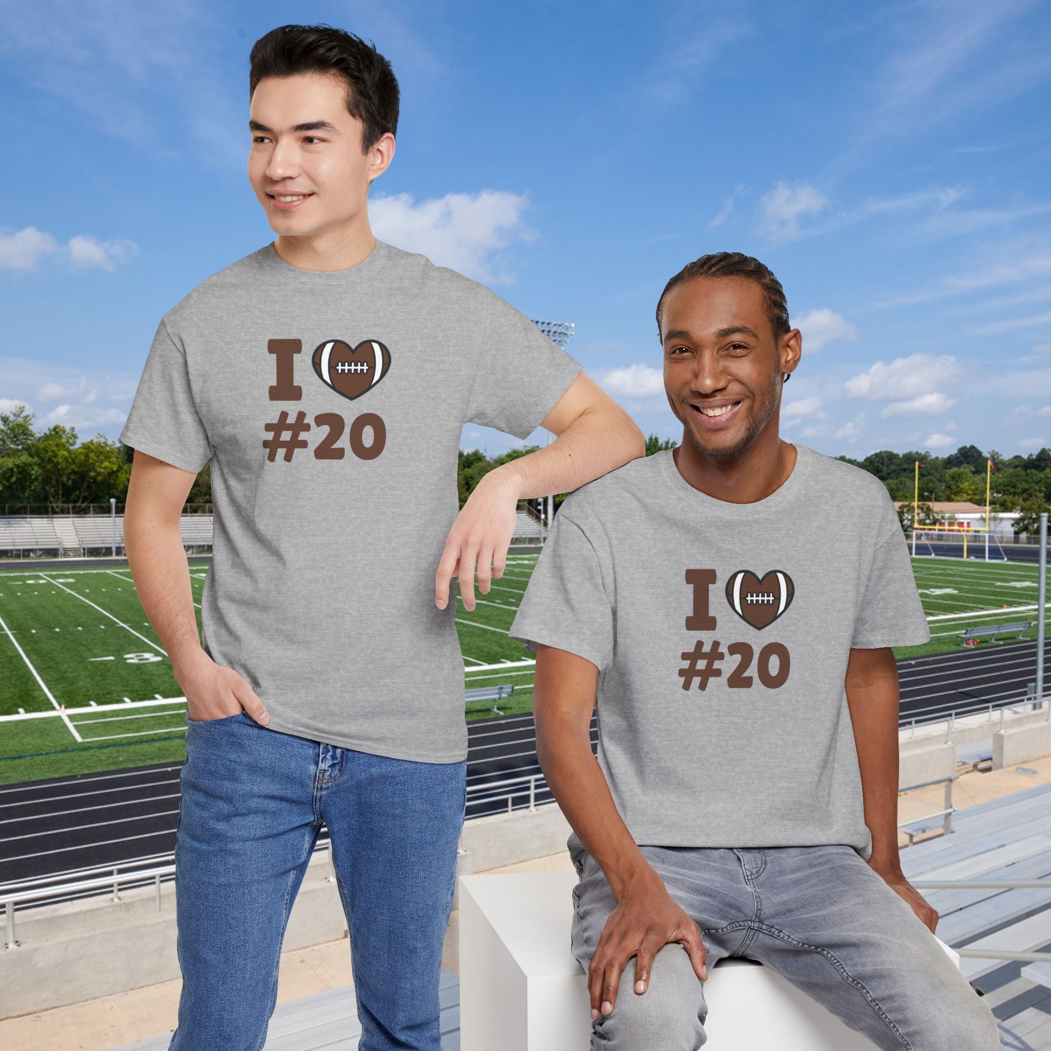 PERSONALIZABLE - I Heart #-- Customizable T‑Shirt