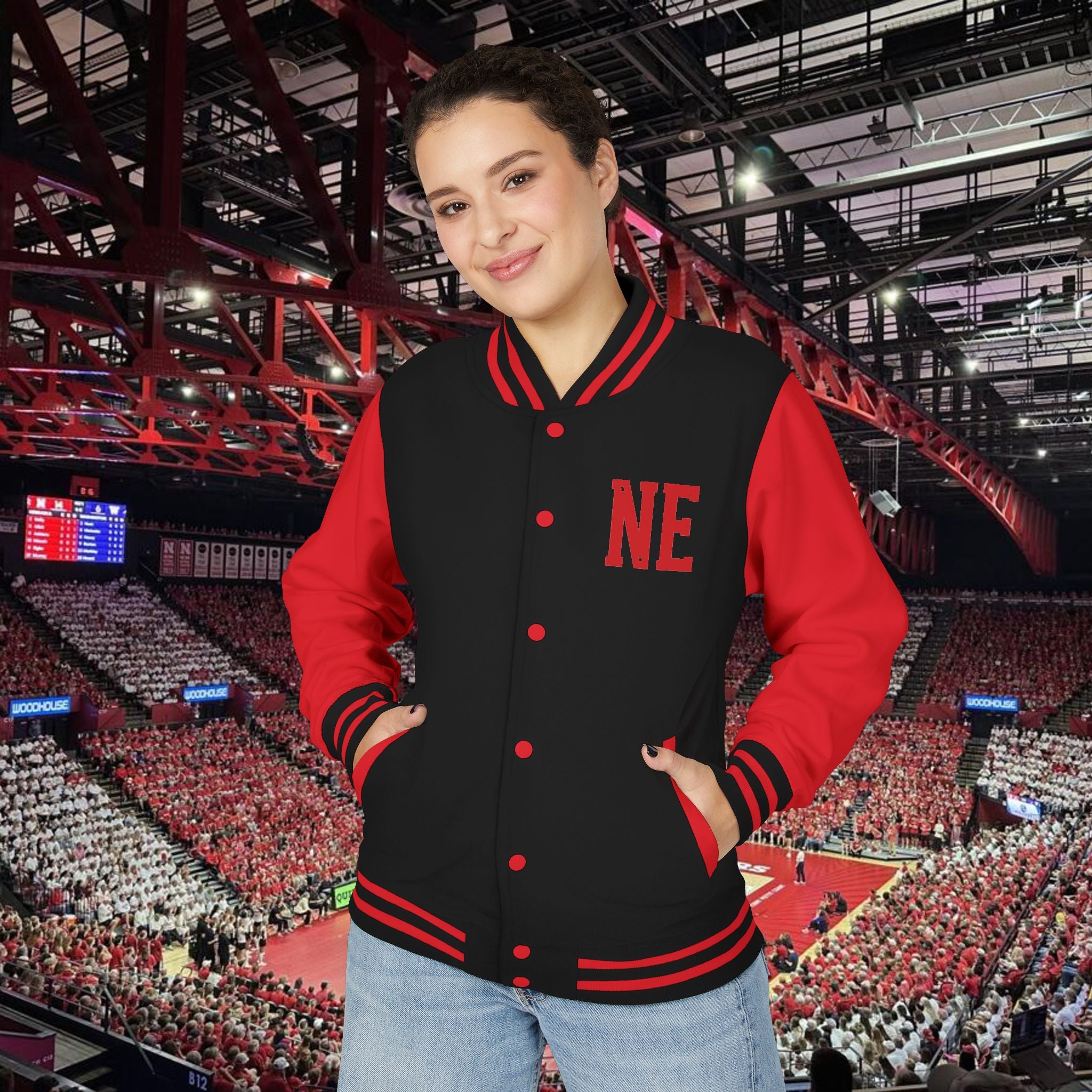 Nebraska Huskers Volleyball Letterman Jacket